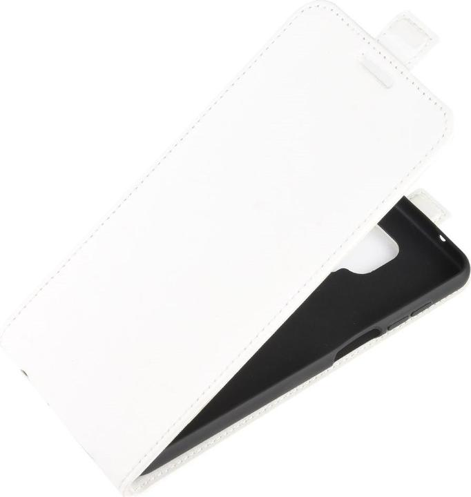 Produktbild Cover-Discount Xiaomi Redmi Note 9 Pro - Klassisches Flip Case vertikal weiss (Xiaomi Redmi Note 9 Pro Max, Xiaomi Redmi Note 9 Pro, Xiaomi Redmi Note 9S)