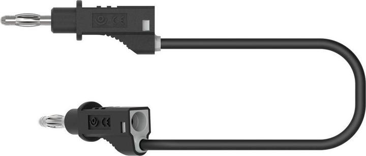 Image du produit Electro PJP 2110-CD1-25N Câble de mesure (fiche banane - fiche banane) 25 cm Sch
