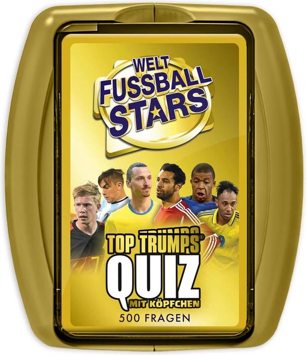 Image du produit Winning Moves Top Trumps Quiz : World Football Stars, jeu de cartes, pour 2 joueurs, à partir de 6 ans (édition (Allemand)