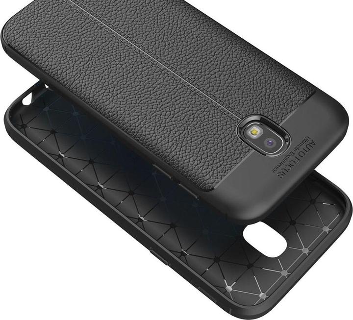 Produktbild König Design Handyhülle für Samsung Galaxy J5 (2017) Schutztasche Wallet Cover Case Schwarz (Samsung Galaxy J5 (2017))