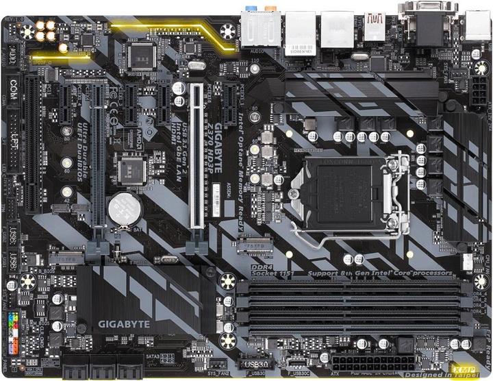 Actual product image Gigabyte Z370 Hd3p (LGA 1151, Intel Z370, ATX)
