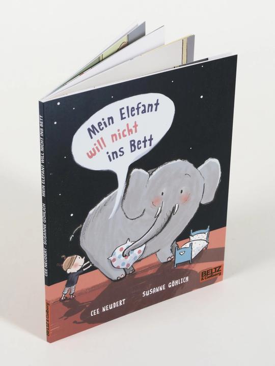 Actual product image Mein Elefant will nicht ins Bett (German, Susanne Göhlich, Cornelia Neudert, 2022)