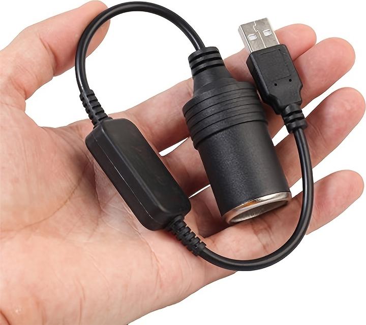 Produktbild PhoneLook USB-A zu 12V Universeller Zigarettenanzünder Adapter für Autozubehör