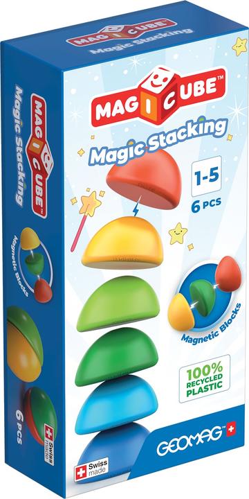 Actual product image Geomag Magicube Blocks Stacking
