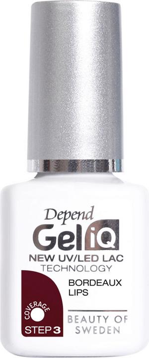 Depend Gel iQ Bordeaux Lips 5 ml (Bordeaux lips, Gel-Effekt Nagellack)