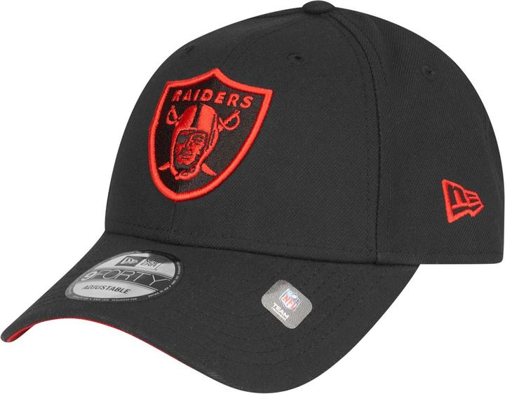 New Era 9Forty Snapback Cap - Las Vegas Raiders Schwarz Rot (One Size)