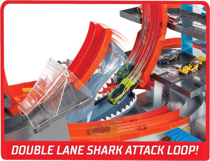 Immagine prodotto Hot Wheels City Ultimate Garage con attacco di squali