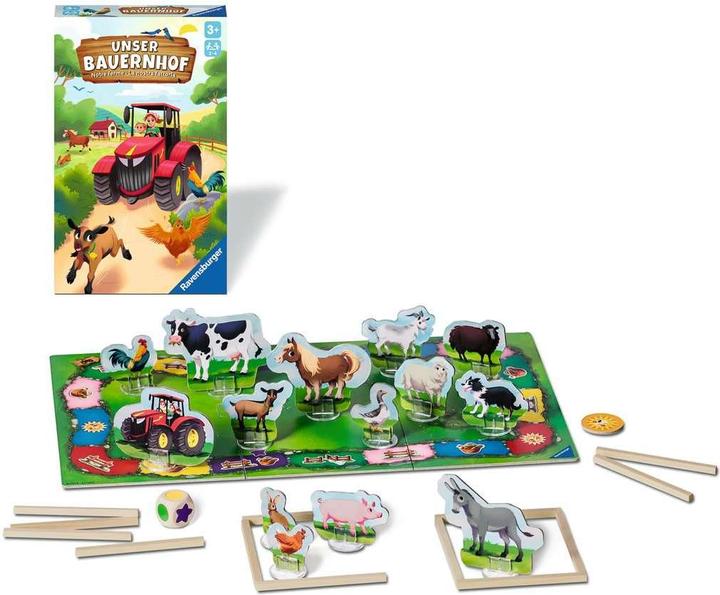 Actual product image Ravensburger Our farm (French, German, Italian)