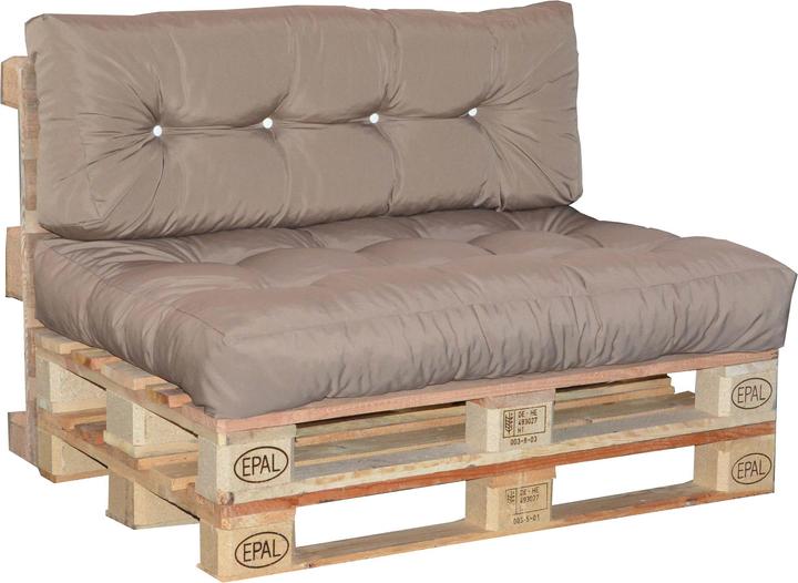 Doppler Coussin de siège à palettes (80 x 120 cm)