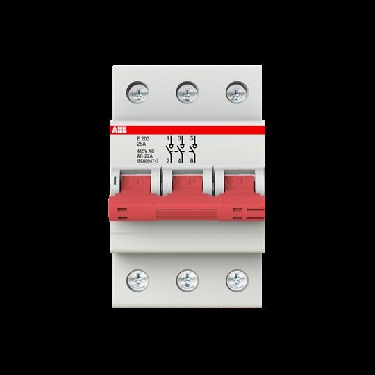 Produktbild ABB E203/25G Trennschalter 25A pro M compact Schaltgriff gr