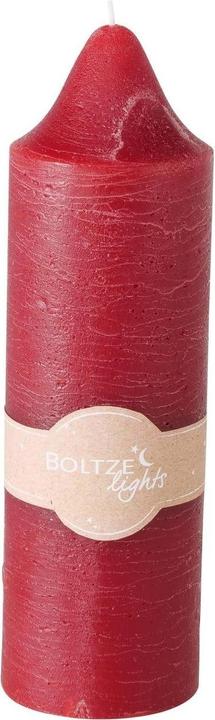 Immagine prodotto Boltze Home Candela rustica Church 30 x 9 cm, rosso (1 pz.)