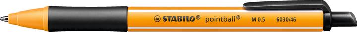 STABILO pointball Druck-Kugelschreiber (Schwarz, 1 x)