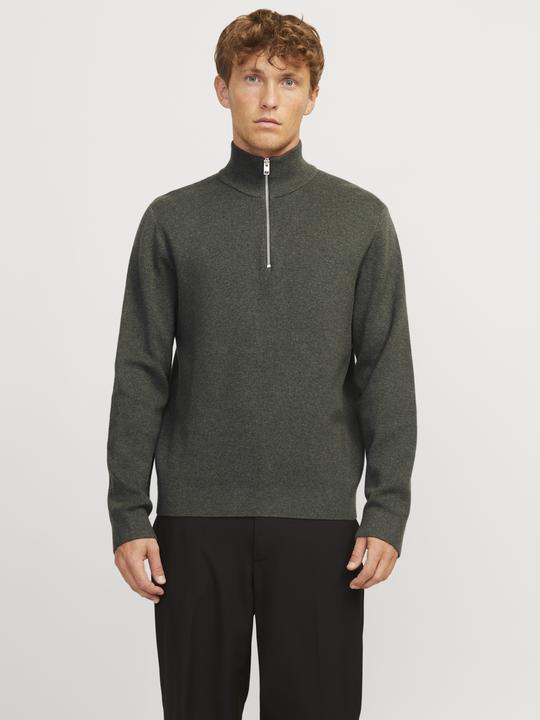 Actual product image Jack & Jones Jprblamilano Stitch Knit Half Zip Sn (XL)