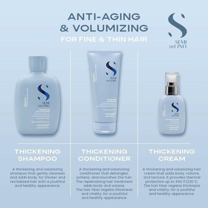 Immagine prodotto Alfaparf Milano Semi di Lino Crema per Capelli Densità Protezione Termica Aumenta lo Spessore Vitalità Impr (125 ml)