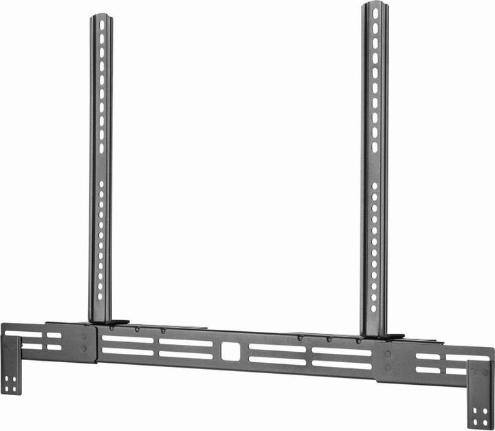 Actual product image Gembird Uniwersalne stalowe uchwyty/wsporniki ścienne czarne montowane na ścianie do 10kg (1 pcs., Wall installation)