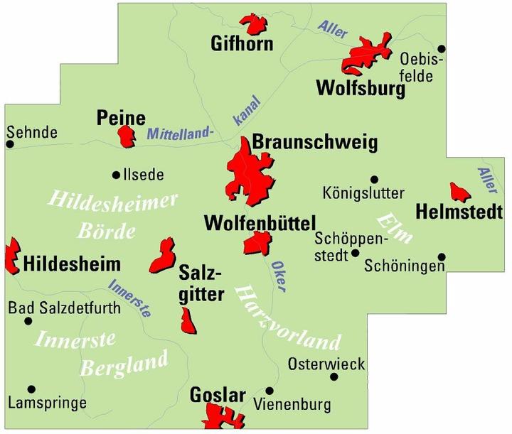 Produktbild ADFC-Regionalkarte Braunschweig und Umgebung, 1:75.000, mit Tagestourenvorschlägen, reiss- und