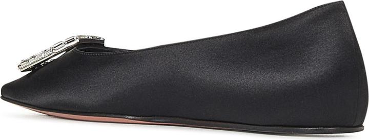 Actual product image Amina Muaddi Flat Shoes Black (39)