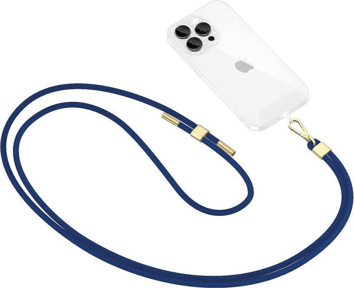 Actual product image Tech-Protect C2S Rope Crossbody Strap Leash - Navy Blue