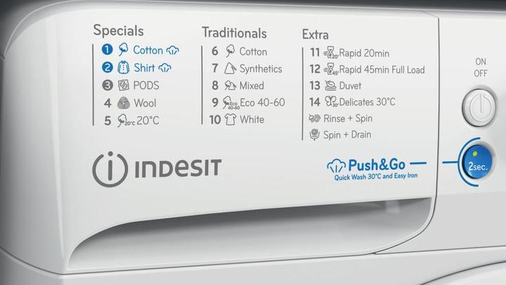 Actual product image Indesit BWE 91496X WSV EE (9 kg, Left)