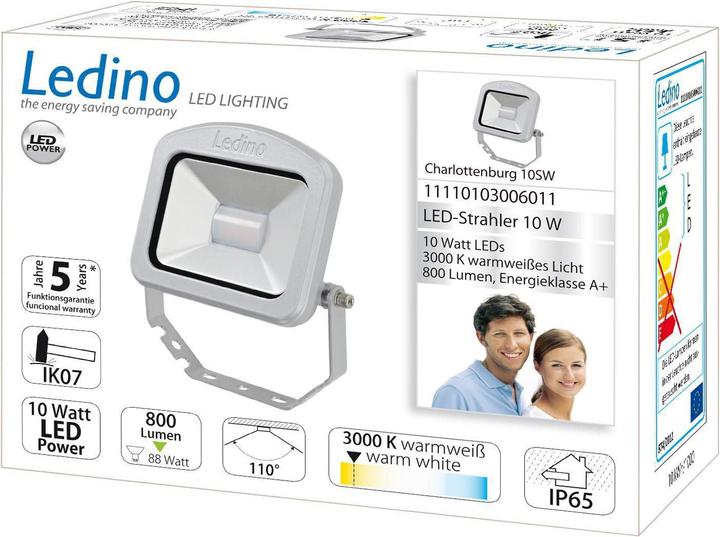Produktbild Ledino LED-Strahler Charlottenburg (800 lm, IP65)
