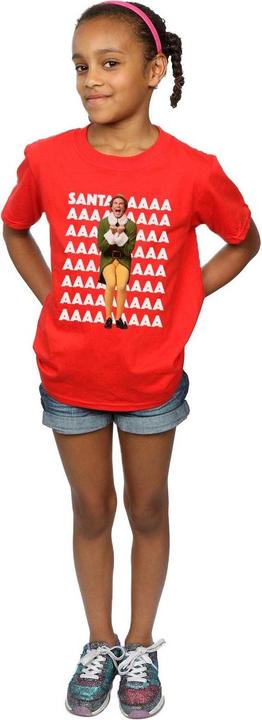 Produktbild Elf Buddy Santa Scream TShirt Mädchen (128)