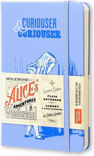 Actual product image Moleskine Notebook Alice blank (A6, Plain, Hardcover)