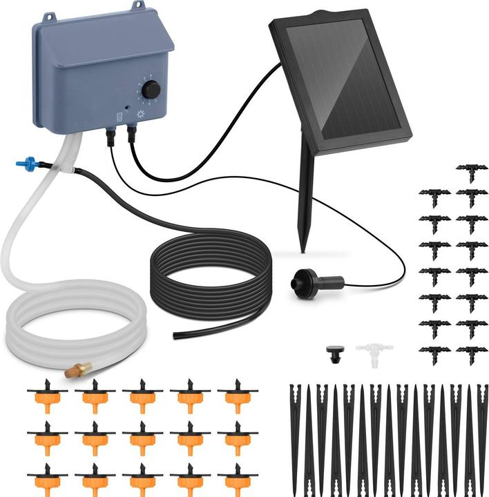 Produktbild Hillvert Solar-Bewässerungssystem Solar-Bewässerungsset automatische Bewässerung Solar (Bewässerungsset)