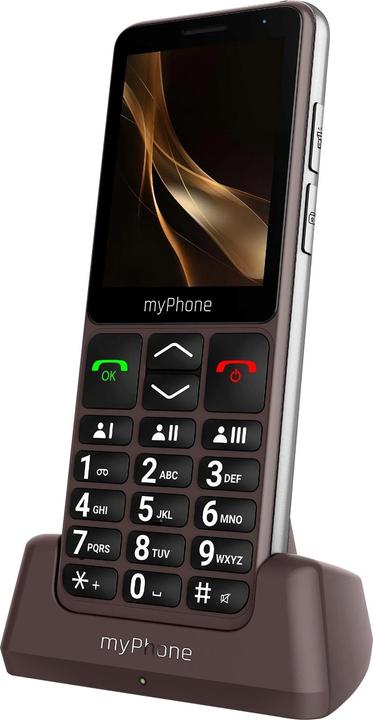 Actual product image Myphone Bueno LTE Praline Collection 4G 2000 mAh IPS 28 toetstelefoon 240x320px SOSknop dockstation (2.80", 4G)