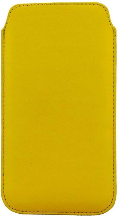 Produktbild König Design Handyhülle Tasche Slide Hülle Gelb (Apple iPhone 6 Plus)