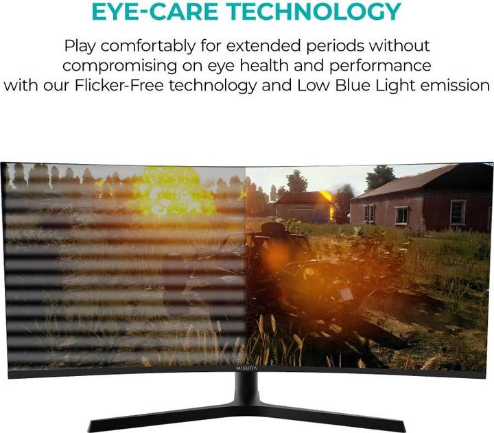 Actual product image Misura High Resolution monitor 34" - 165 Hz BENDED (3440 x 1440 pixels, 34")