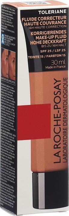Actual product image La Roche Posay Toleriane fond de teint fluide 15 Tb 30 ml (No. 15, #bea58e)