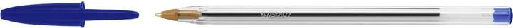 Actual product image Bic Disposable ballpoint pen ® Cristal 0,4mm blue cap model document-proof 100 pcs./pack. (Blue, 100 x)