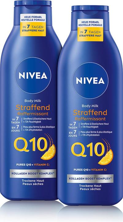 Image du produit NIVEA Q10 Straffende Body Milk + Vitamin C Duo (Lait pour le corps, 500 ml)