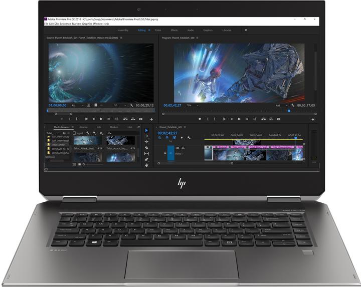 Produktbild HP ZBook Studio x360 G5 (15.60", Intel Core i7-8850H, 16 GB, 512 GB, CH)
