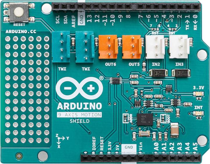 Actual product image Berrybase Arduino 9-axis motion shield