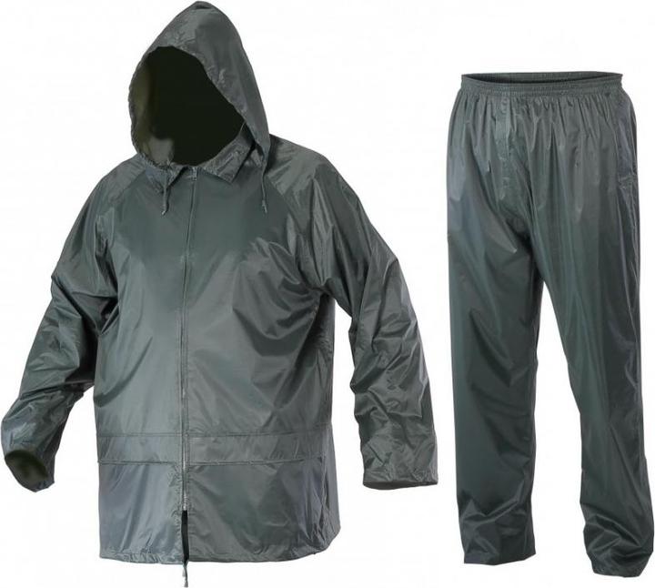 Lahti Pro Regenset Jacke + Hose, grün L (L4140203) (L)