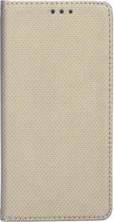 Productafbeelding No Name Hoesje Slim Magneetboek Motorola MOTO G82 5G złoty/goud (Motorola Moto G82 5G)