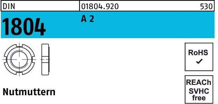 Produktbild Nutmutter DIN 1804 M 24 x 1,5 A 2