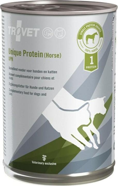 Produktbild Trovet Unique Protein UPH with horse - Nassfutter für Hunde und Katzen - 400 g (Adult, 1 Stk., 400 g)