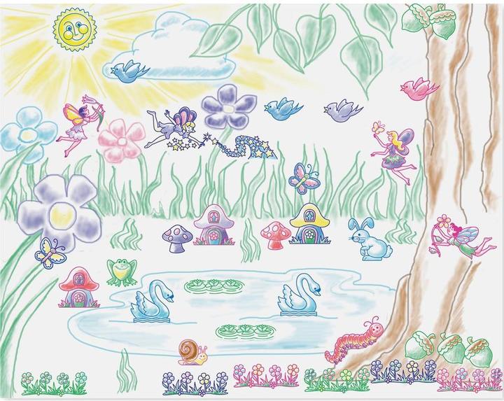 Actual product image Melissa & Doug Stamp-a-Scene Fairy Garden