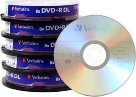 Produktbild Verbatim Dvd+R dl (25 x)