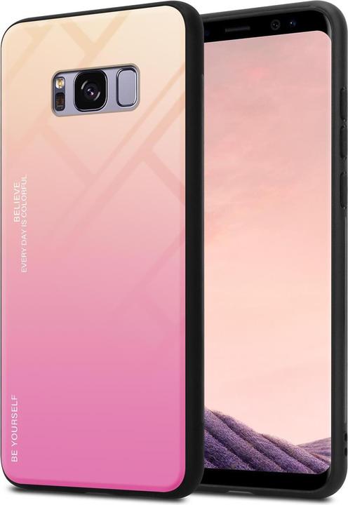 Produktbild Cadorabo TPU 2 Farben Glas Cover (Samsung Galaxy S8+)