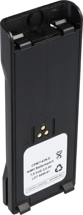 Produktbild XCell Akku passend für Motorola GP900, NTN-7143 2000mAh NiMH 2,0Ah mit geringerer Selbstentladung