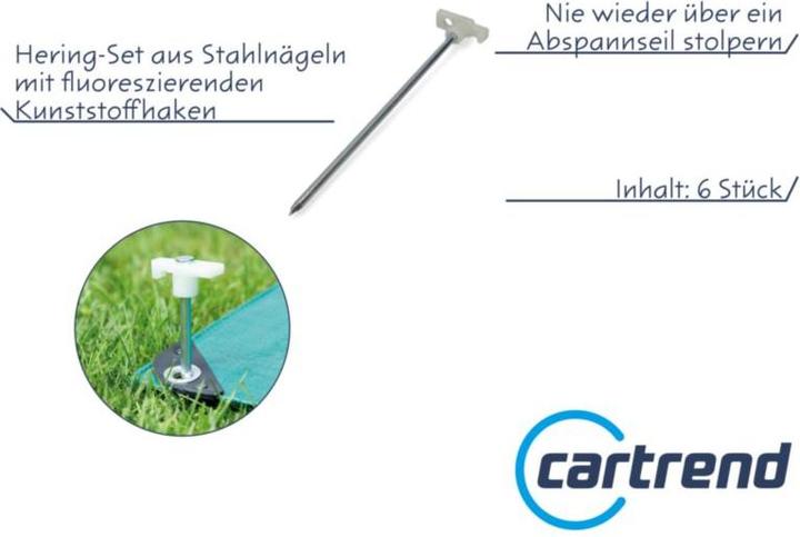 Actual product image Cartrend Tent pegs Stfluorescent