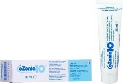 Immagine prodotto Innovares OZONIA 10 Crema dermatologica farmaceutica con ozono - Cancella le infezioni e favorisce la (Crema solare, 10 g)