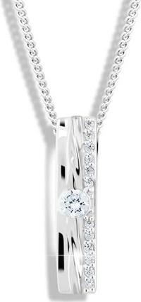 Modesi Glitter Necklace with Zircons M46022