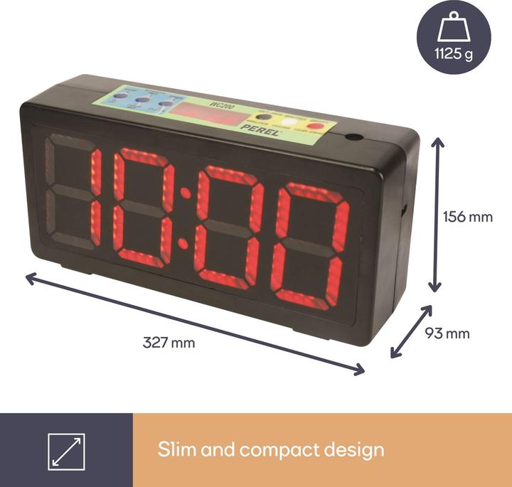 Actual product image Perel Uhr Mit Chronometer