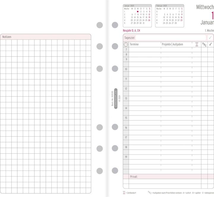 Actual product image Chronoplan Year set (German)