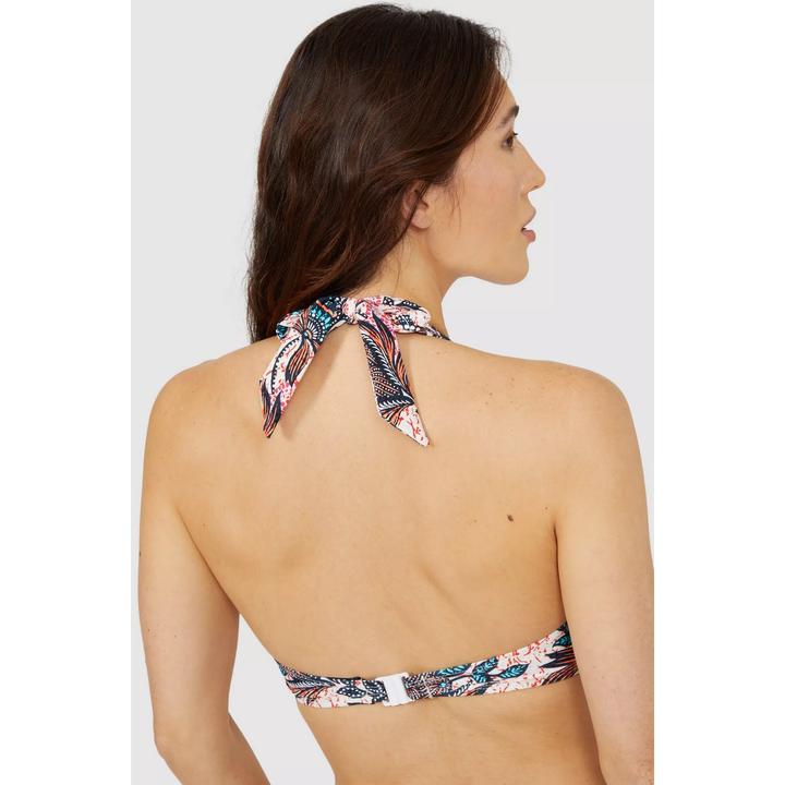 Actual product image Universal Textiles Womens/Ladies Savannah Floral Padded Bikini Top