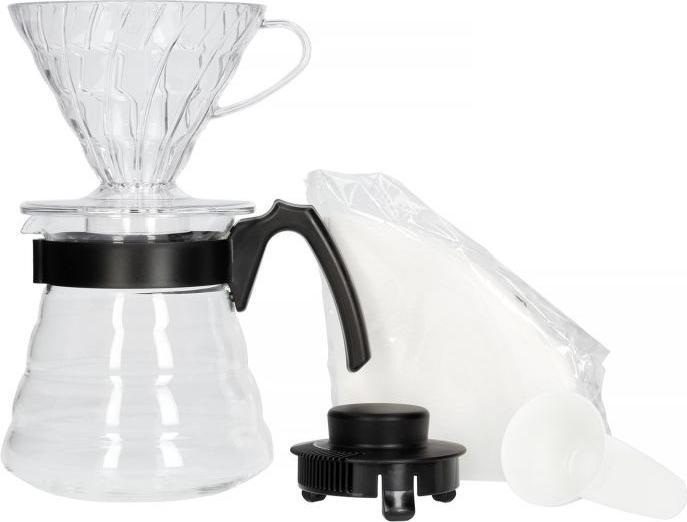 Produktbild Hario V60 Craft Kaffee-Tropfenset + Serviergeräte+Filter (0.60 l)